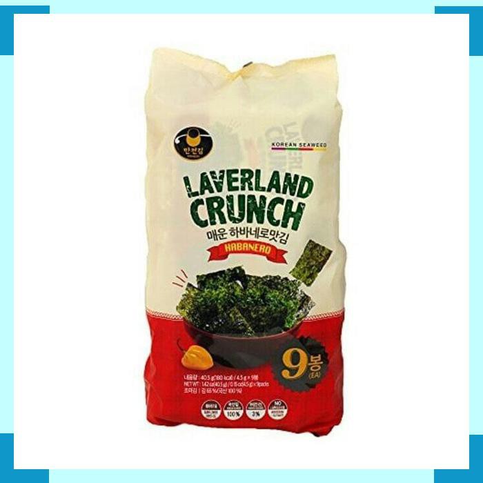 

laverland crunch rasa habanero (pedas dan gurih)