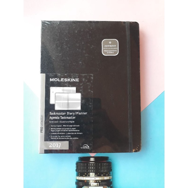 

Moleskine Taskmaster Notebook Diary Planner Agenda Jurnal Journal 2017 HC Hitam