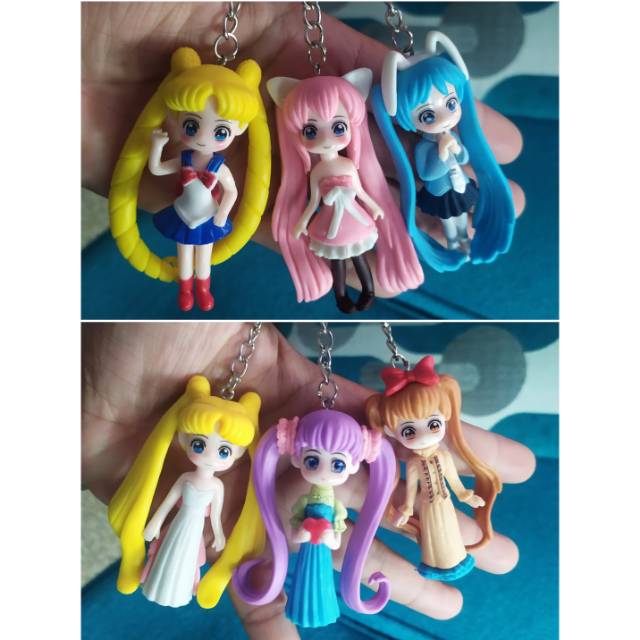 gantungan kunci/tas action figur sailormoon