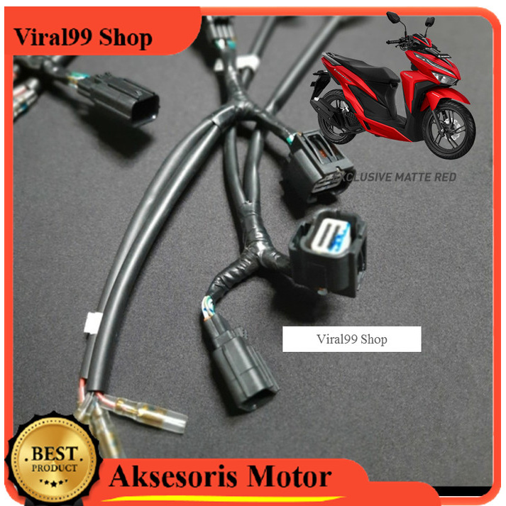 Kabel Soket Saklar Lampu Depan Vario 150 smartkey 2018 8 pin