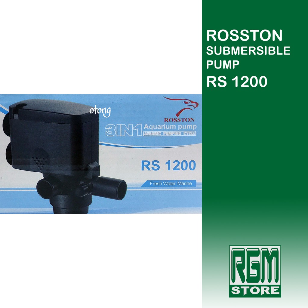 ROSSTON rs1200 rs 1200 mesin pompa air celup aquarium aquascape