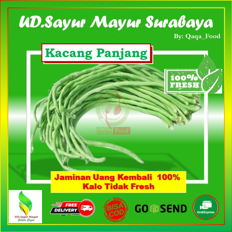 

Kacang Panjang segar fresh murah sayur sayuran murah berkwalitas 250 Gram - UD059