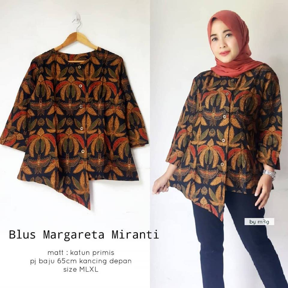 Blus Batik Kerja Blus Batik Pesta Blus Batik Wanita Blus Batik