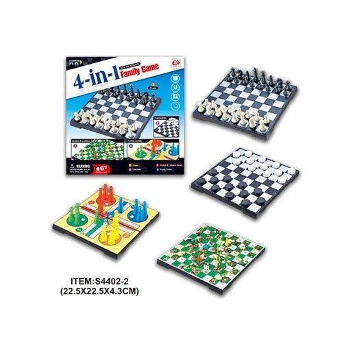 MAINAN SERU FAMILY GAME 4 IN 1 S4402