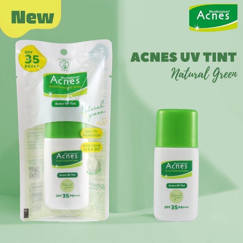 ACNES UV TINT SPF 35 PA +++ - ACNES SUNSCREEN NATURAL GREEN