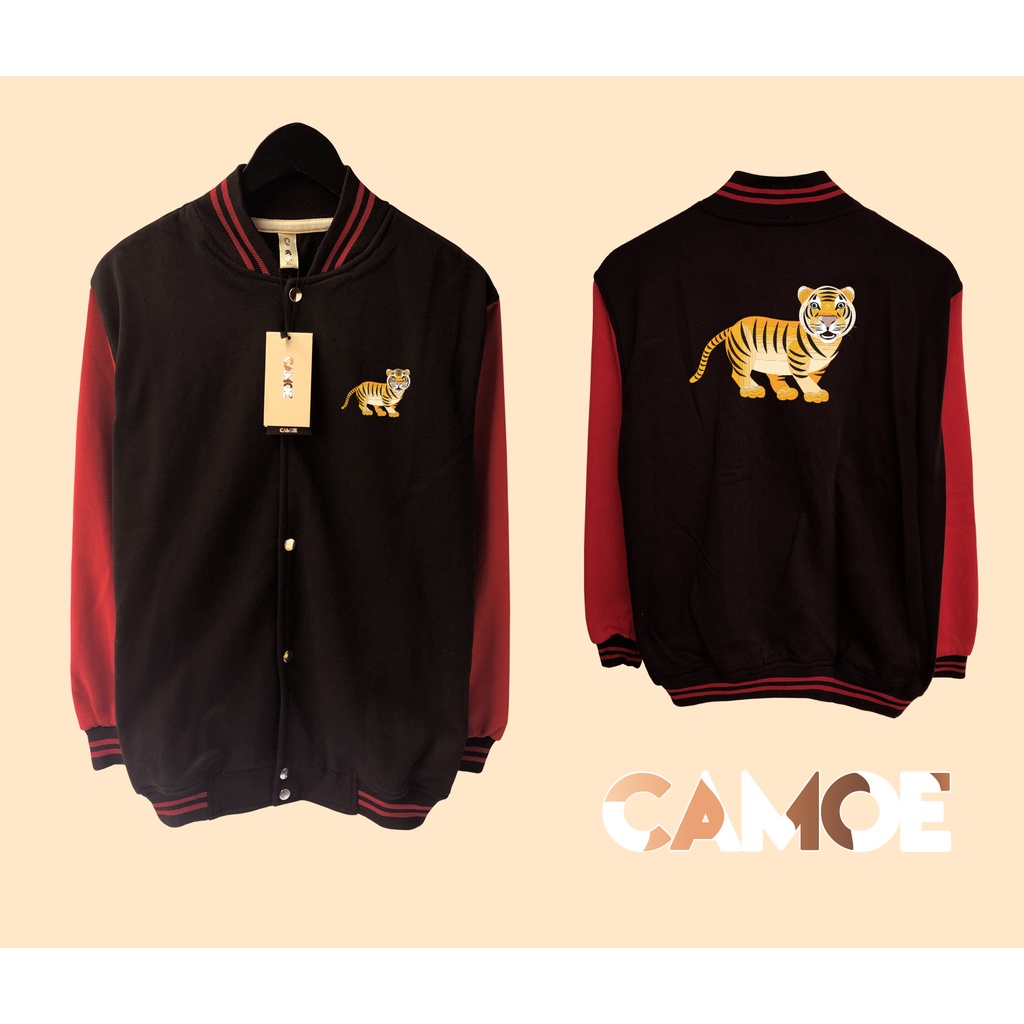 jaket varsity baseball  harimau macan sumatra