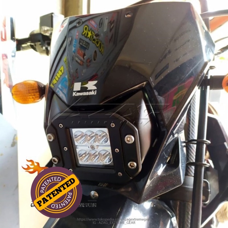 LAMPU REFLEKTOR KLX DTRACKER LED LAMPU DEPAN KLX DT 150 CRF UNIVERSAL