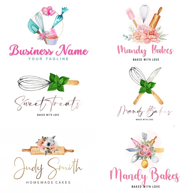 

(DRAN MANDY BAKES) JASA BIKIN DESAIN LOGO BISNIS OLSHOP