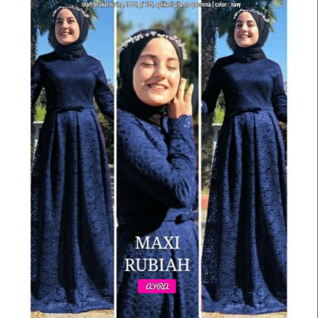MAXY RUBIAH | DRESS BROKAT