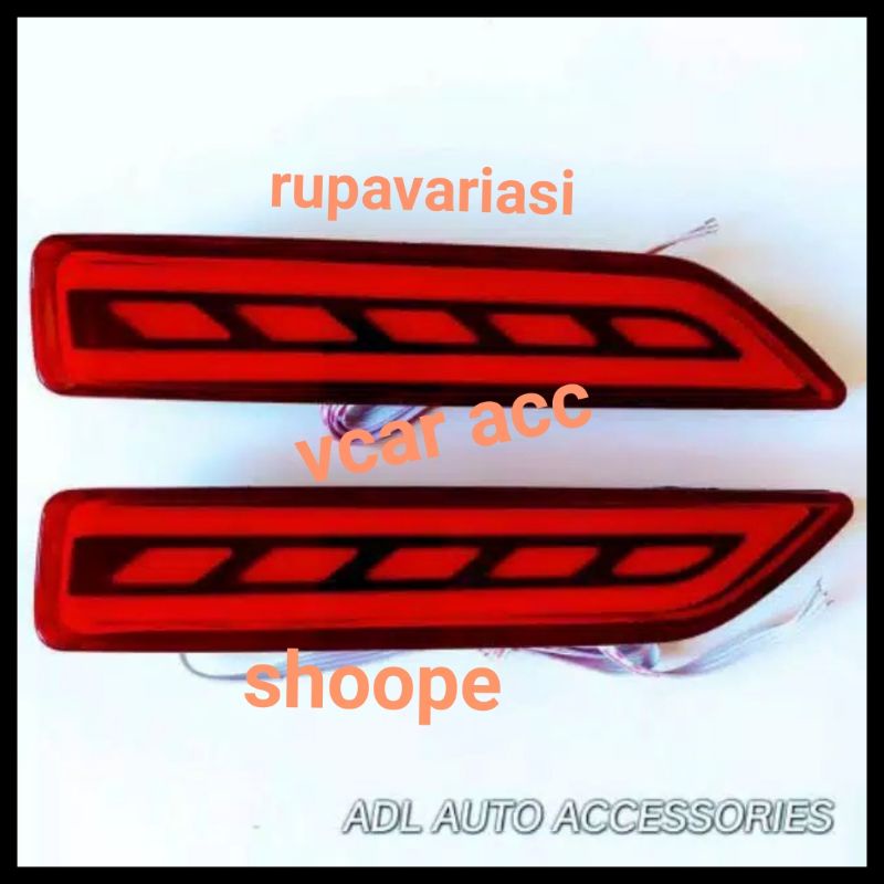 rear lampu reflektor bumper belakang honda mobilio / HONDA all new BRV BR-V semua tahun dan tipe lampu plasma cob 2014 2015 2016 2017 2018 2019 2020 2021 2022 crv gen3