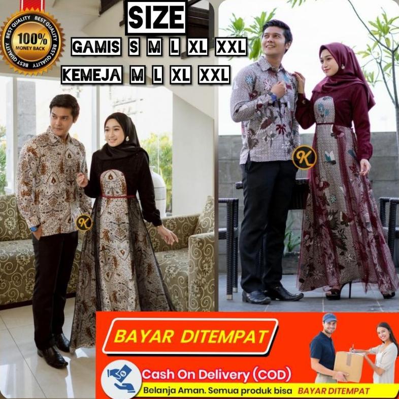 Baju Batik Couple Modern Batik Set Baju Couple Pasangan Gamis Brukat Couple Pasangan Batik Couple