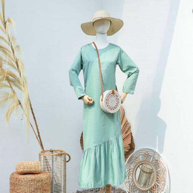 Long Dress | Gamis Ruffle Polos