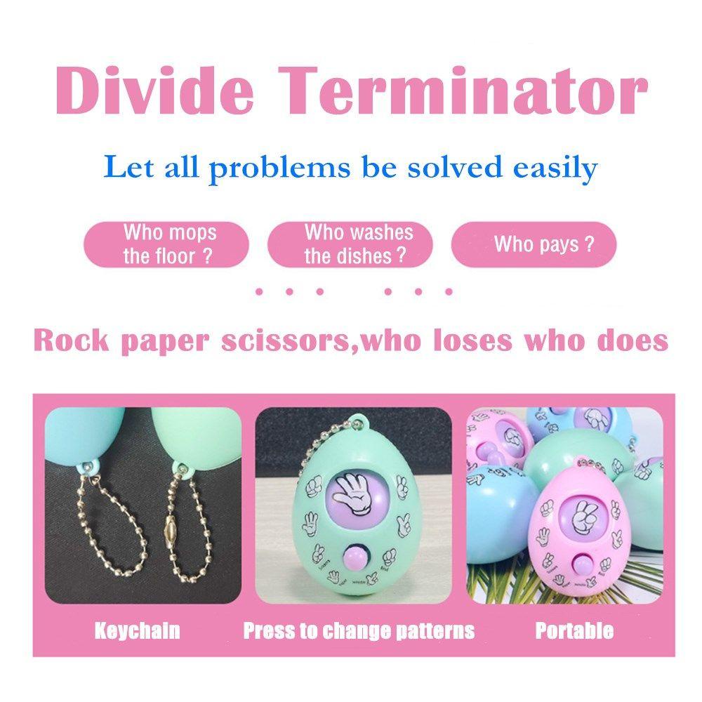 Solighter Gunting Kertas Batu Tamu Hadiah Pesta Nikmat Keyring Pendant Gantungan Kunci Ulang Tahun