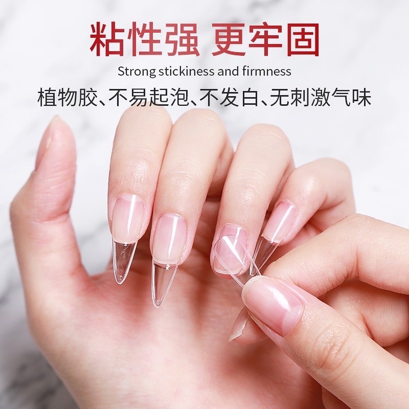 CHARZIEG NAIL ADHESIVE GEL NAIL EXTENSION SOFT TIP APRES GEL EXTENSION APRES 30 MENIT GEL GLUE NAIL EXTENSION