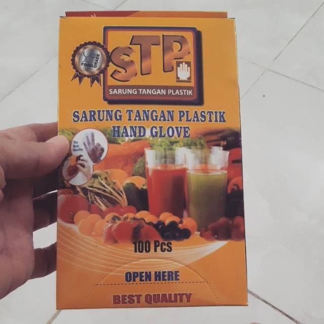 

Sarung tangan plastik STP