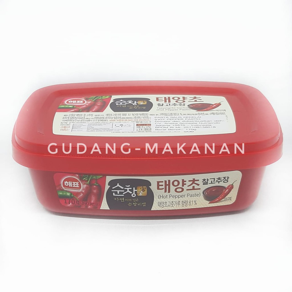 Sajo Gochujang / Sambal Pasta Korea / Hot Pepper Paste 170gr