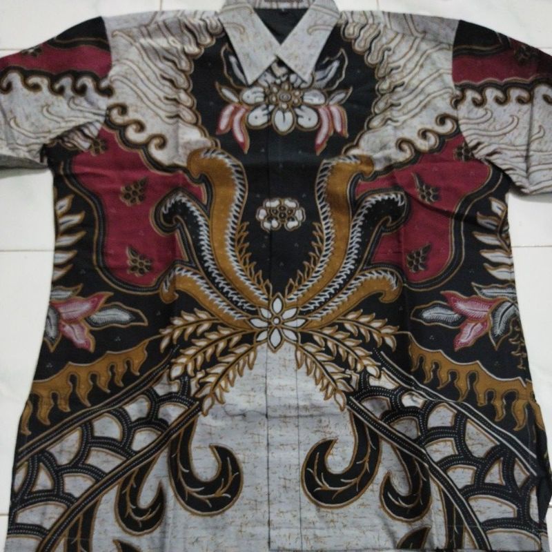 ADIWANGSA ABU SM KEMEJA BATIK PRIA SOLO LENGAN PANJANG PENDEK LAPIS FURING ATASAN PREMIUM MODERN