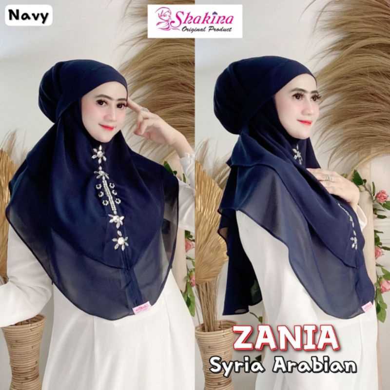 Jilbab instan Bergo Ceruti Zania Syria Arabian Ori Shakina Hijab-6