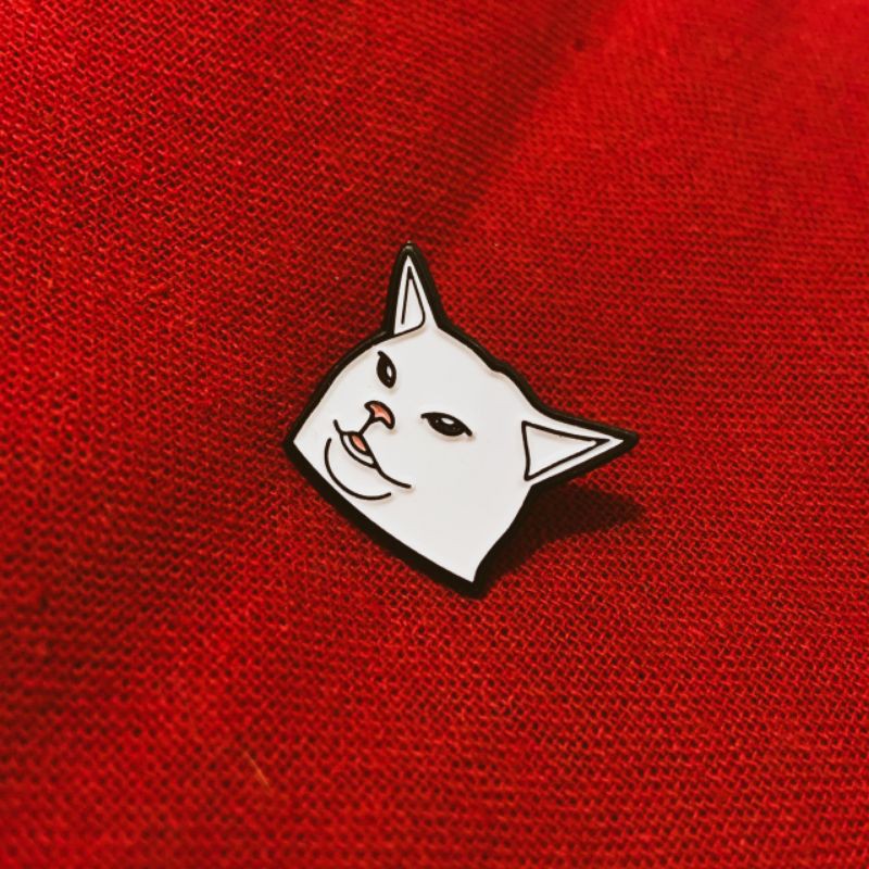 

Smudge Cat Enamel Pin by Tripin