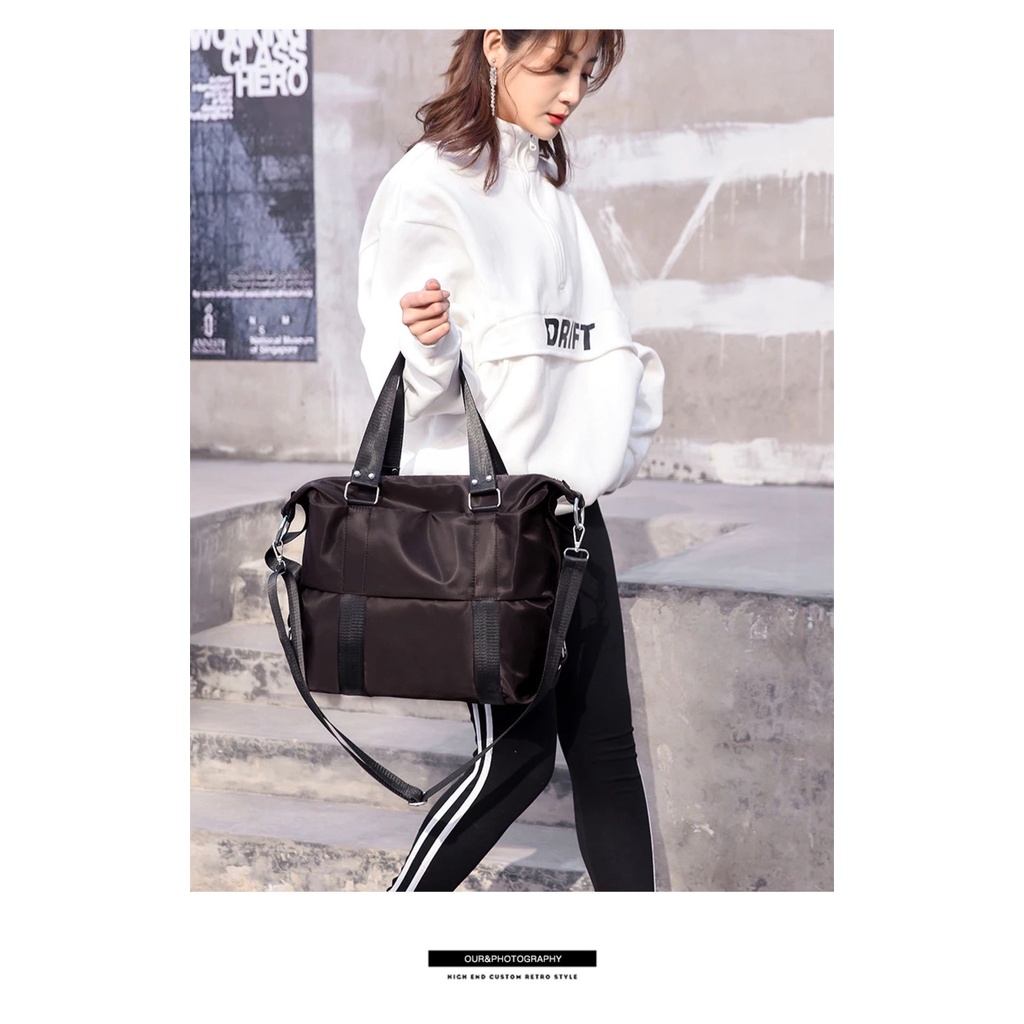 ZIE.STORE11/ Tas selempang nilon waterproof/ tas bahu anti air