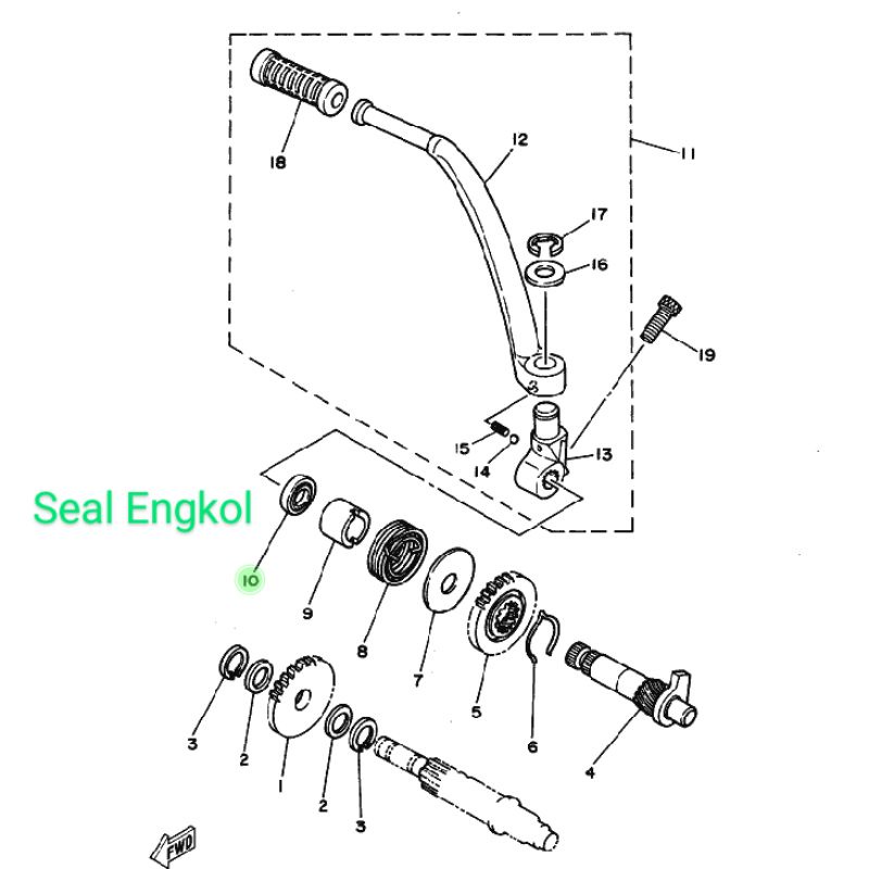 SEAL SET MESIN RX KING 7 BAGIAN ORIYGP RXKING RXK RX-KING SIL KRUK AS GIR GEAR DEPAN SELAH ENGKOL KICK STARTER OPERAN RPM KRUK AS KRUKAS STUT KOPLING ORIGINAL YAMAHA