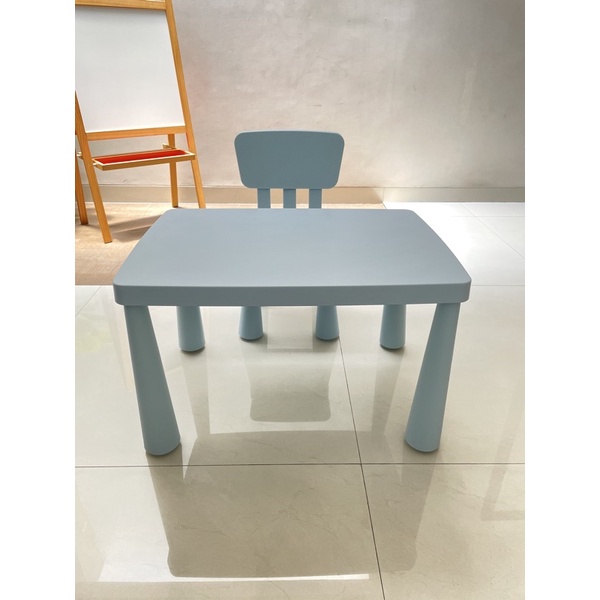 Meja Kursi belajar anak Ikea Mammut preloved children’s table