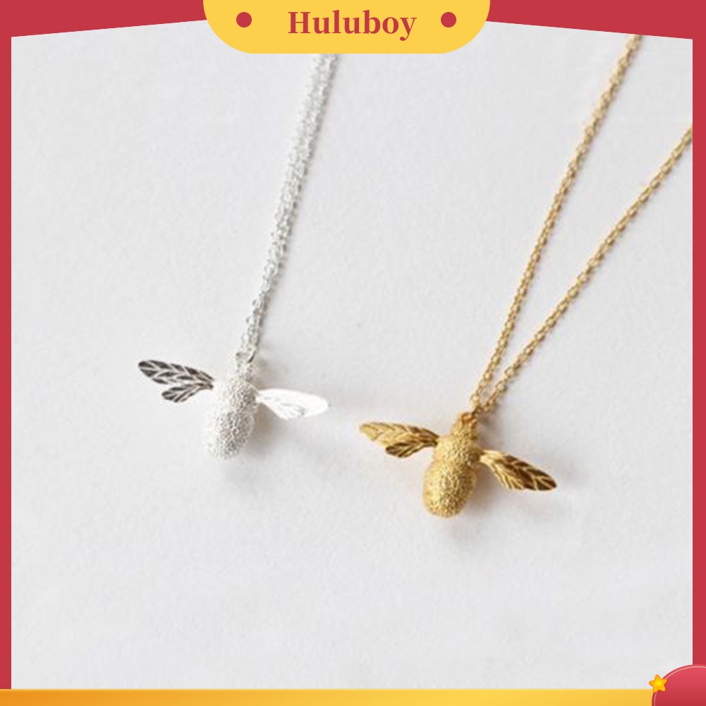 Hu Hu Hu Hu Hu Alat Bantu Pasang Kacamata♡ Kalung Rantai Choker Wanita Dengan Liontin Lebah Untuk Pesta Malam