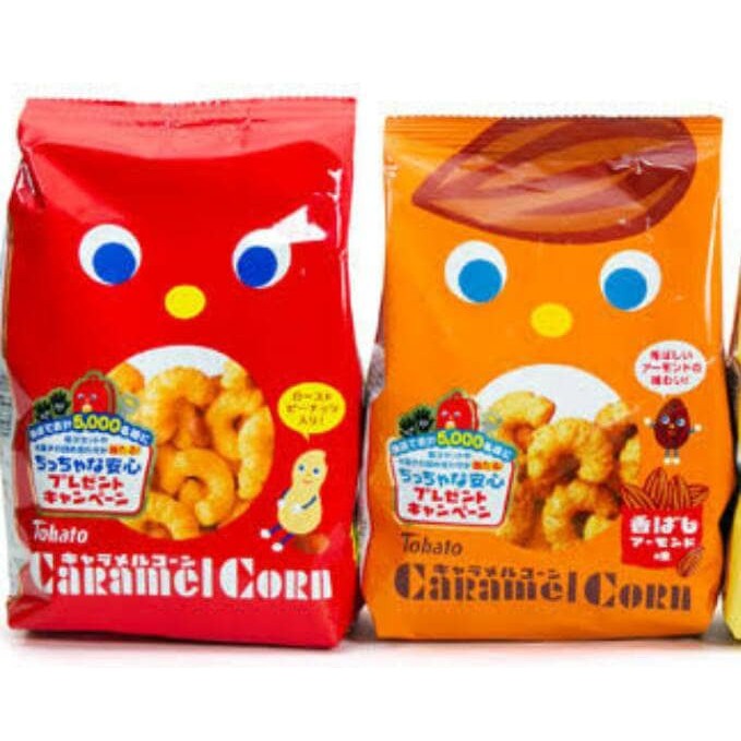 

Tohato Caramel Corn Almond Japan Snack Snek Jagung Karamel Import