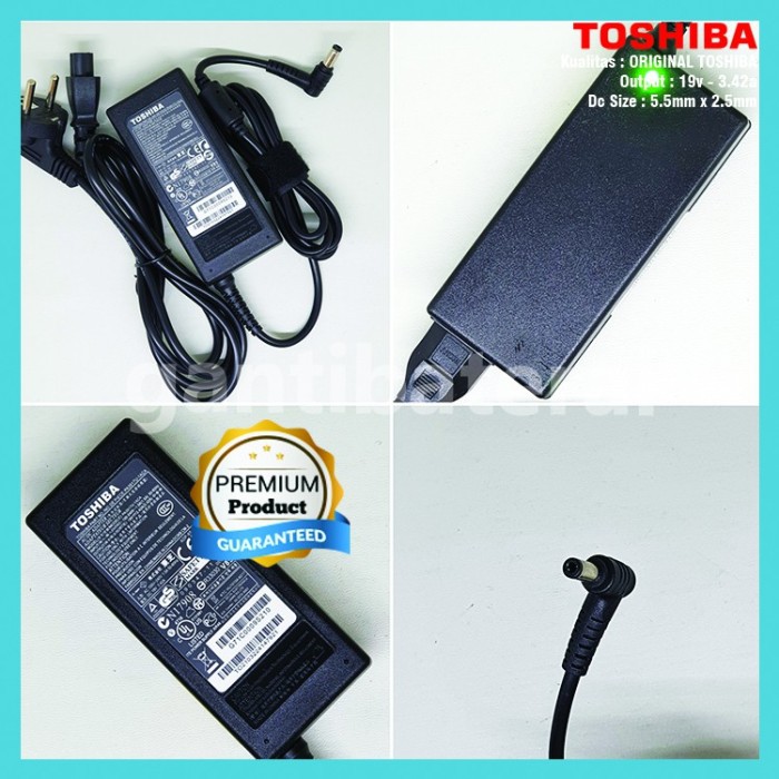 Adaptor Charger ORI Toshiba C600 C640 C650 C645 C655 C666 L640 L645 L650 L510 A80 L735 3.42a