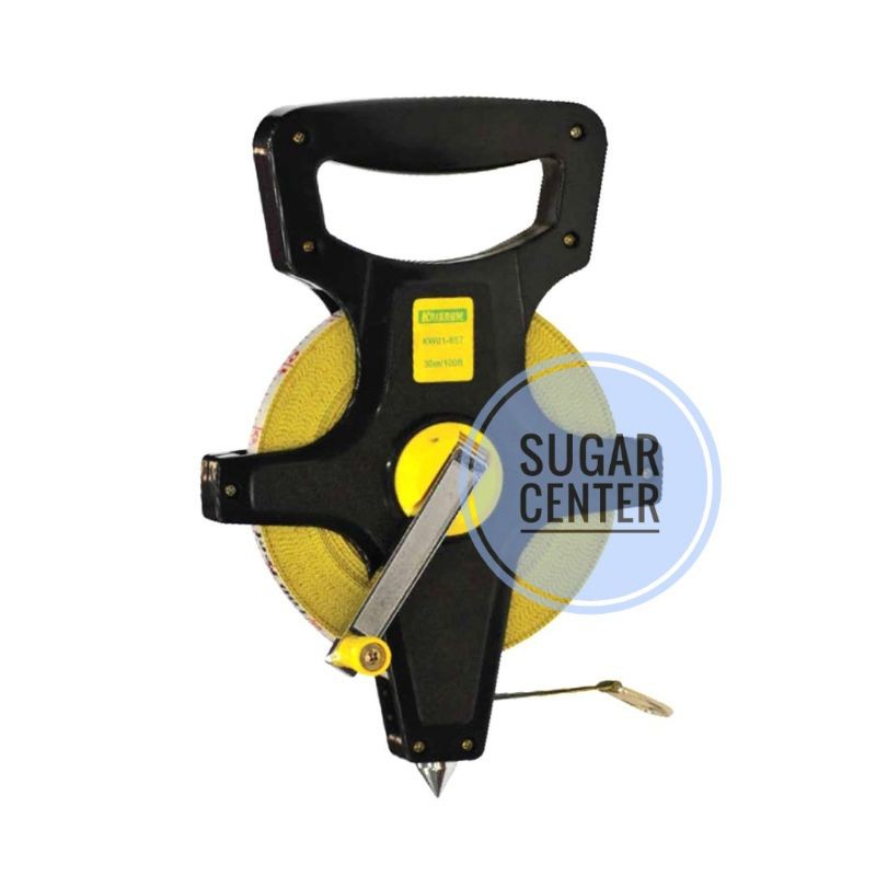 Krisbow Meteran Gulung 100 Meter/Measuring Tape 100 Meter/Meteran Gulung Krisbow