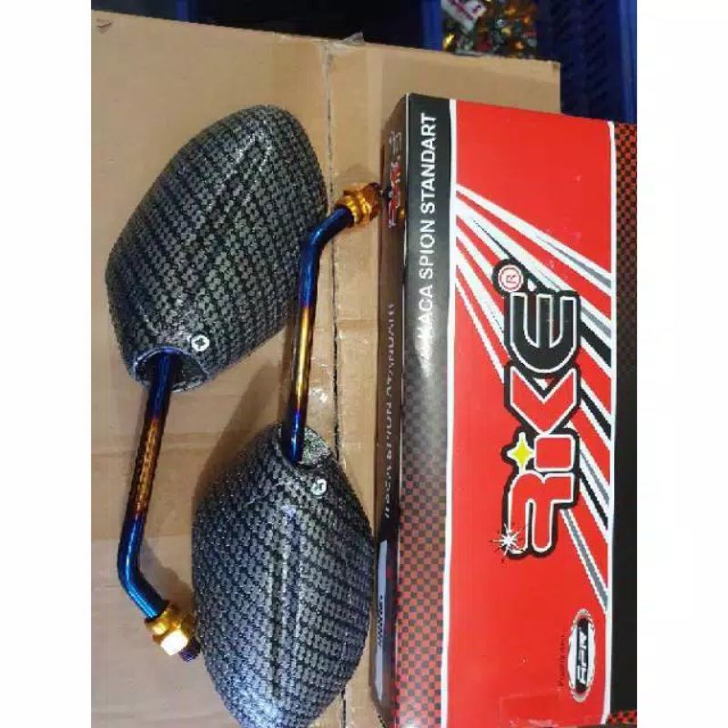 Spion Carbon honda model Beat Two tone sangat cocok untuk modifikasi klasik