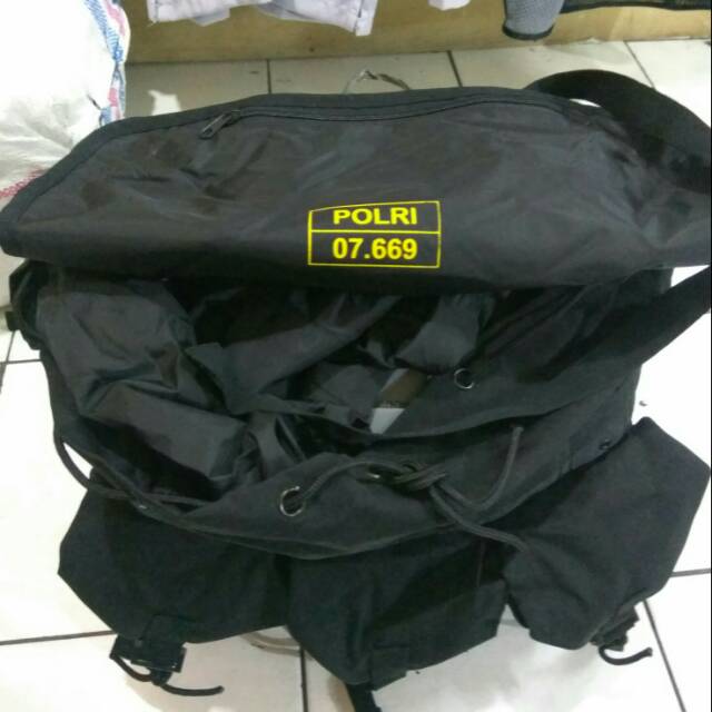 TAS RANSEL TEMPUR JATAH polri ori