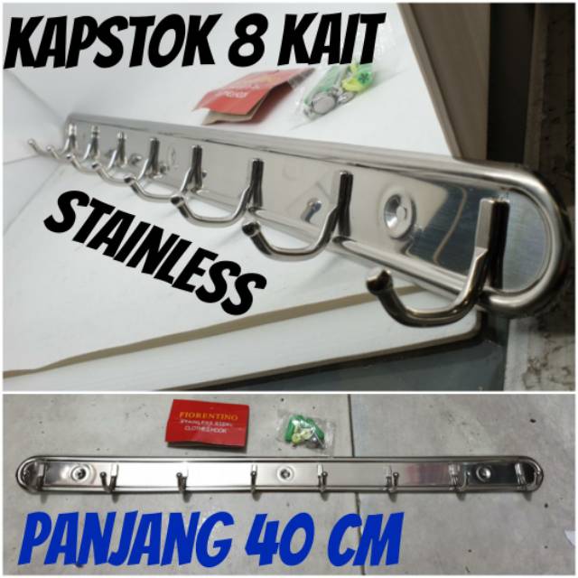 kapstok fiorentino 8 kait stainless PROMO