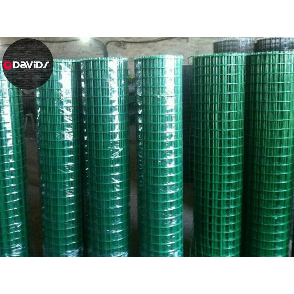 Kawat Loket Ram Wire Mesh Pvc Hijau 1/2 inch