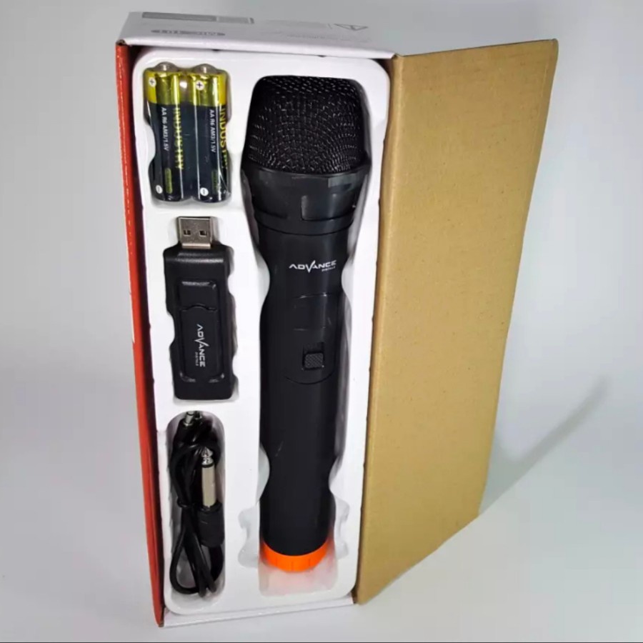 COD MIC WIRELESS SINGLE  ADVANCE 101MICROPHONE ADVANCE 101//MIC WIRELESS//MIC KARAOKE//MIC SALON AKTIF/MIC TANPA KABEL ADVANCE 101 WIRELESS