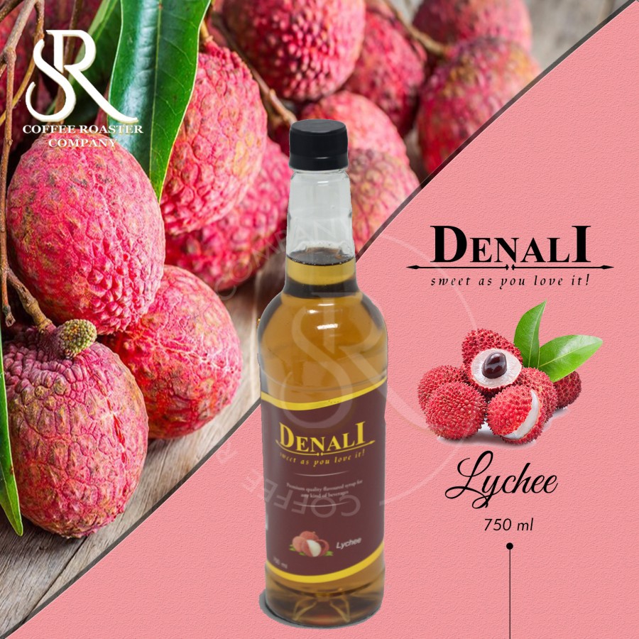 

Denali Syrup Lychee 750ml (Bukan MONIN - TOFFIN) / SIRUP DENALI LYCHEE