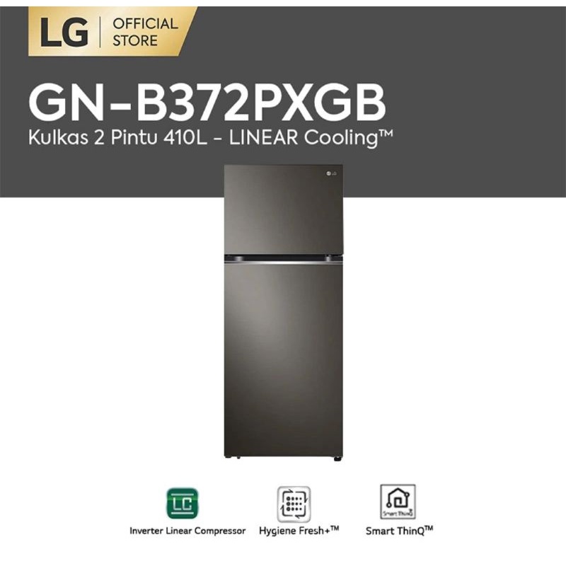 Kulkas LG 2 Pintu GN-B372PXGB