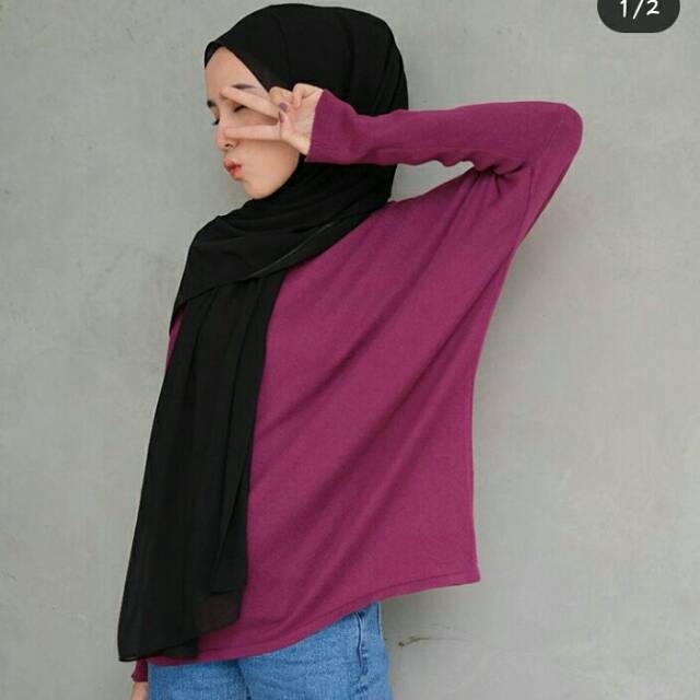 Batwing Sweater Gonegani - Magenta