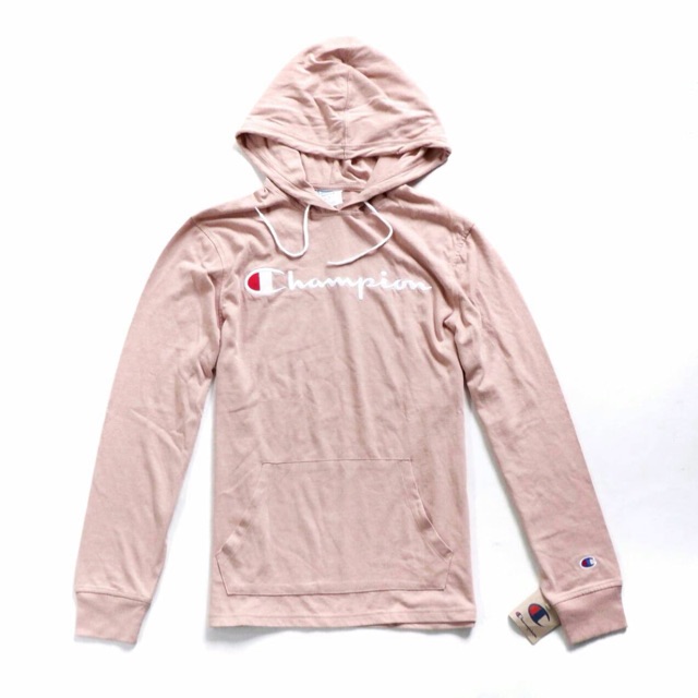 CHAMPION HOODIE PINK ORIGINAL