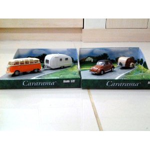 Cararama VW Caravan Set Complete
