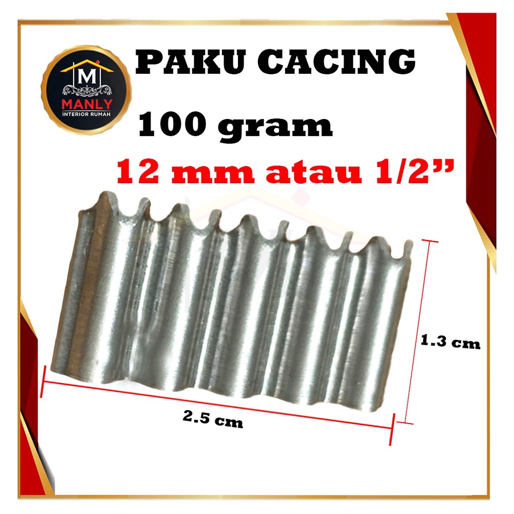 PAKU CACING / Paku Penyambung Triplek Kayu Nail (ISI 100 GRAM)