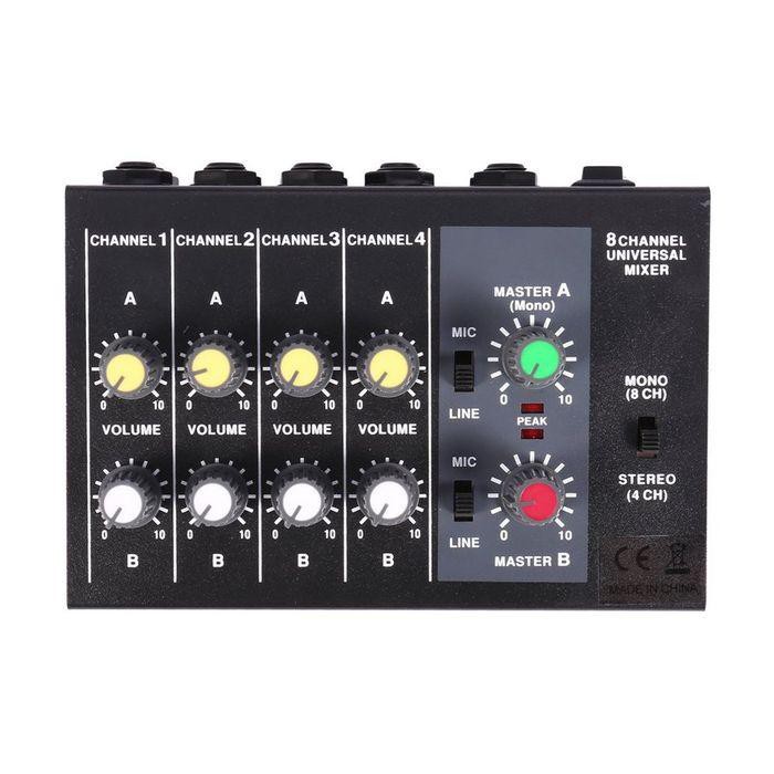 MINI MIXER AUDIO ANALOG 8 INPUT UNTUK HOME STUDIO MUSIK DAN KARAOKE Berkualitas