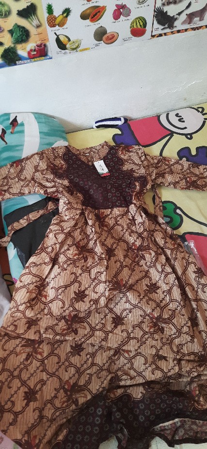 Baju Batik Couple Gamis Jumbo Murah Pasangan Modern Muslim  | Klyn - 015 Cg Kalinda