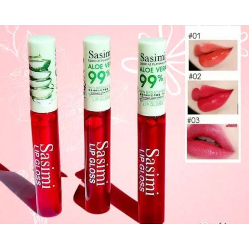 Liptint Sasimi Aloevera 99 Varian Warna