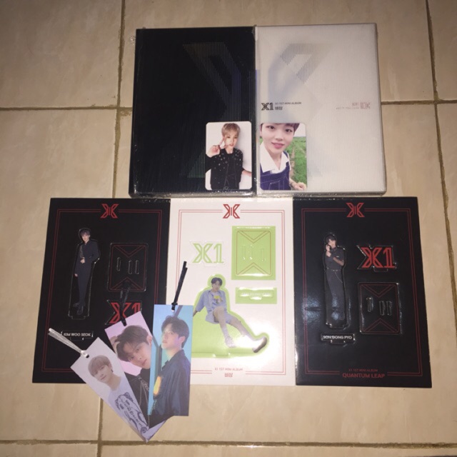 ALBUM ONLY X1 QUANTUM LEAP AR PHOTOCARD SEUNGYOUN HANGYUL WOOSEOK DOHYON DONGPYO HYEONGJUN