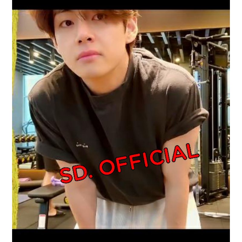 Kaos T-shirt BTS KIM Taehyung Big Hit Logo