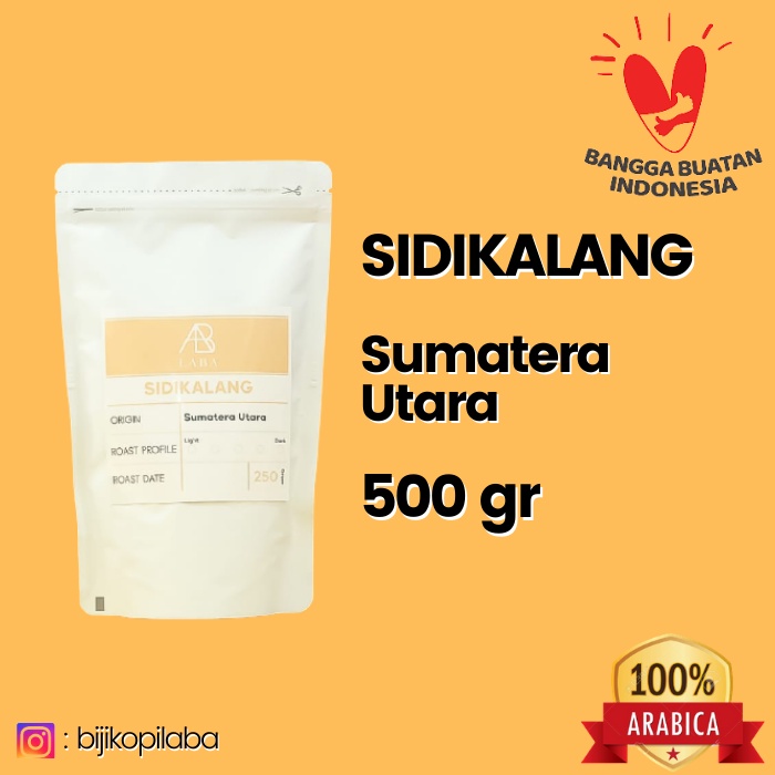 

Kopi Arabika SIDIKALANG (500 gr) Single Origin Coffee Arabica