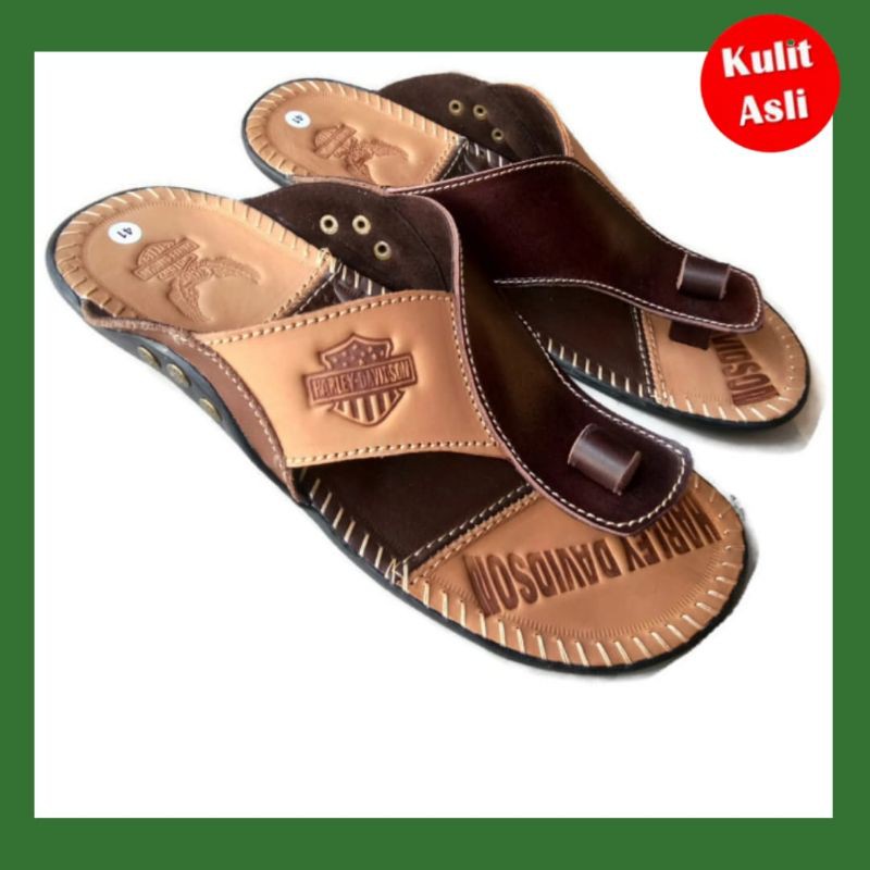 Sandal Kulit  Asli Pria Original