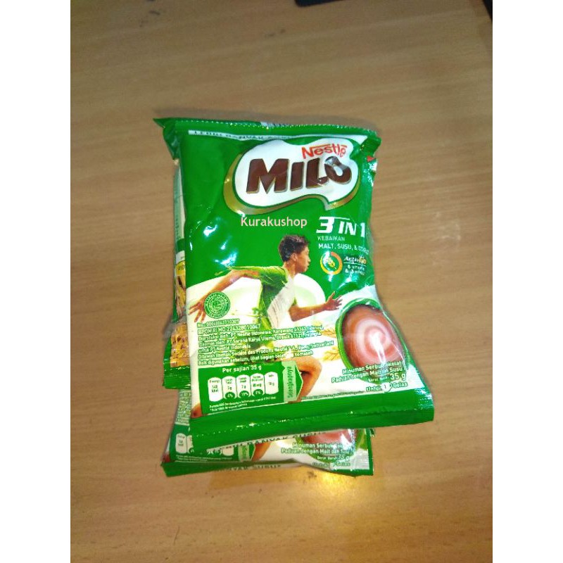 

MILO 3 IN 1 35 GRAM X 10 SACHET