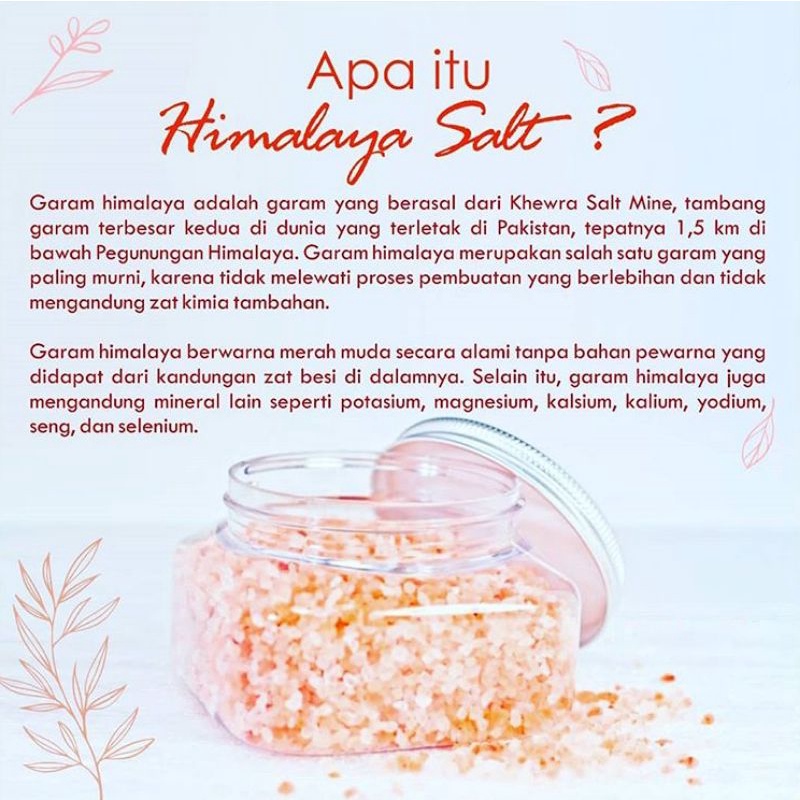 

garam Himalaya kasar dan halus 1000gr